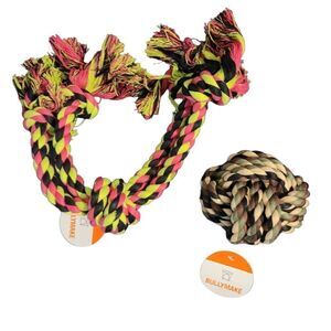 Bullymake dog rope toy bundle
